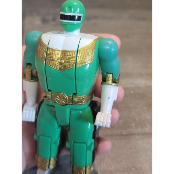 Green Power Ranger transform robot toy figure - Picture 6 of 7